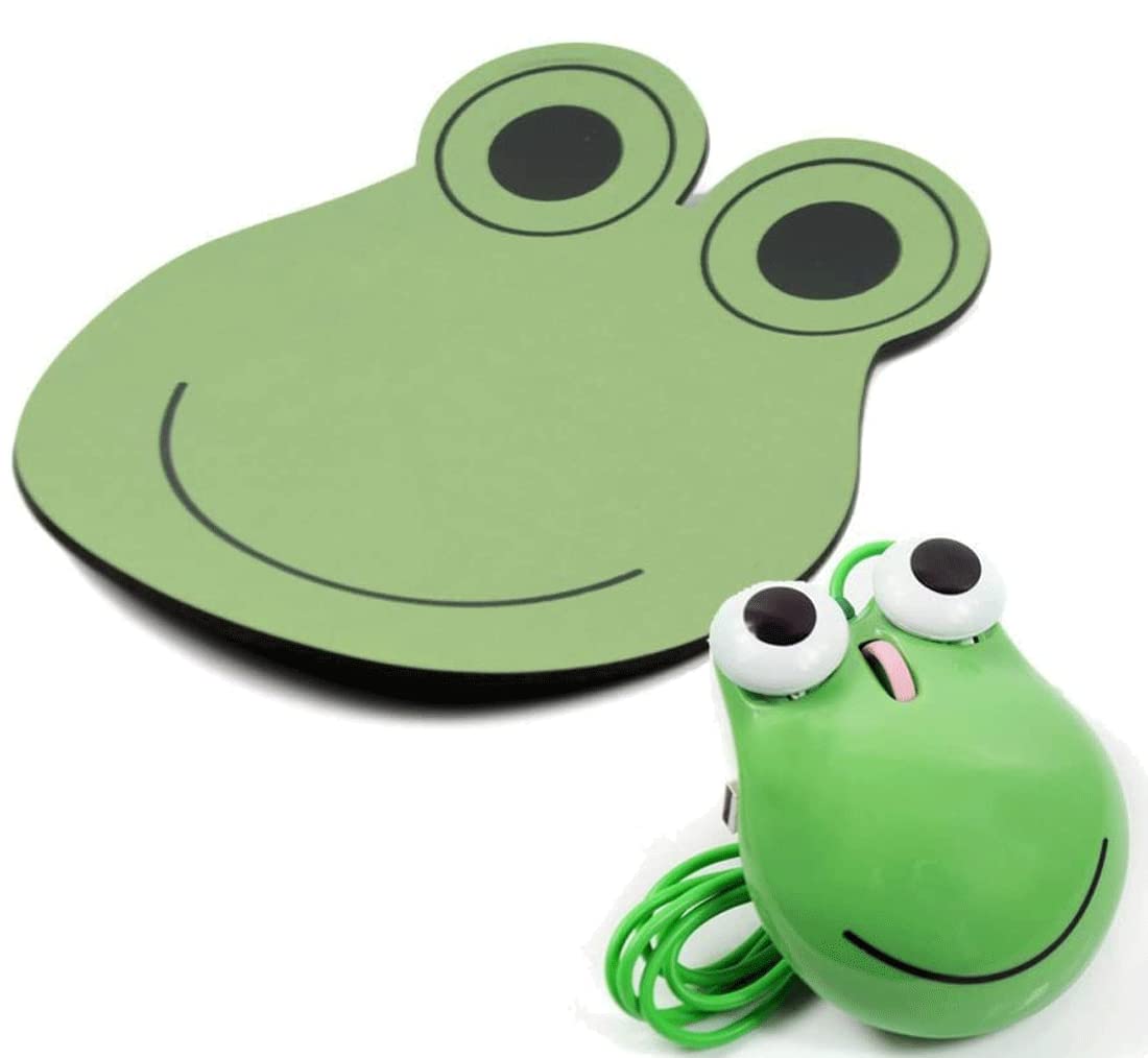 Happy Go-MartCute Kids Animal Frog Mouse with Mouse Pad for Children