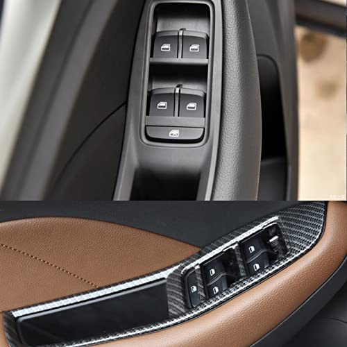 Embellecedor de panel interior para MG ZS 2017-2018, diseño de carbono 6