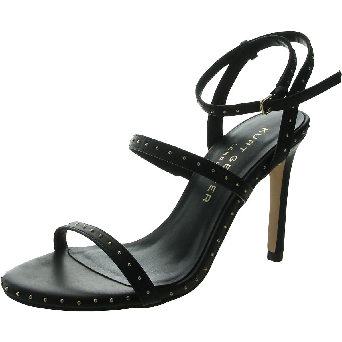 Kurt Geiger London Womens Portia Leather Ankle Strap Dress Sandals