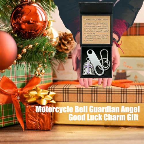 Image of Motorcycle Bell Guardian Angel Gremlin Lucky Charm Gift For Riders