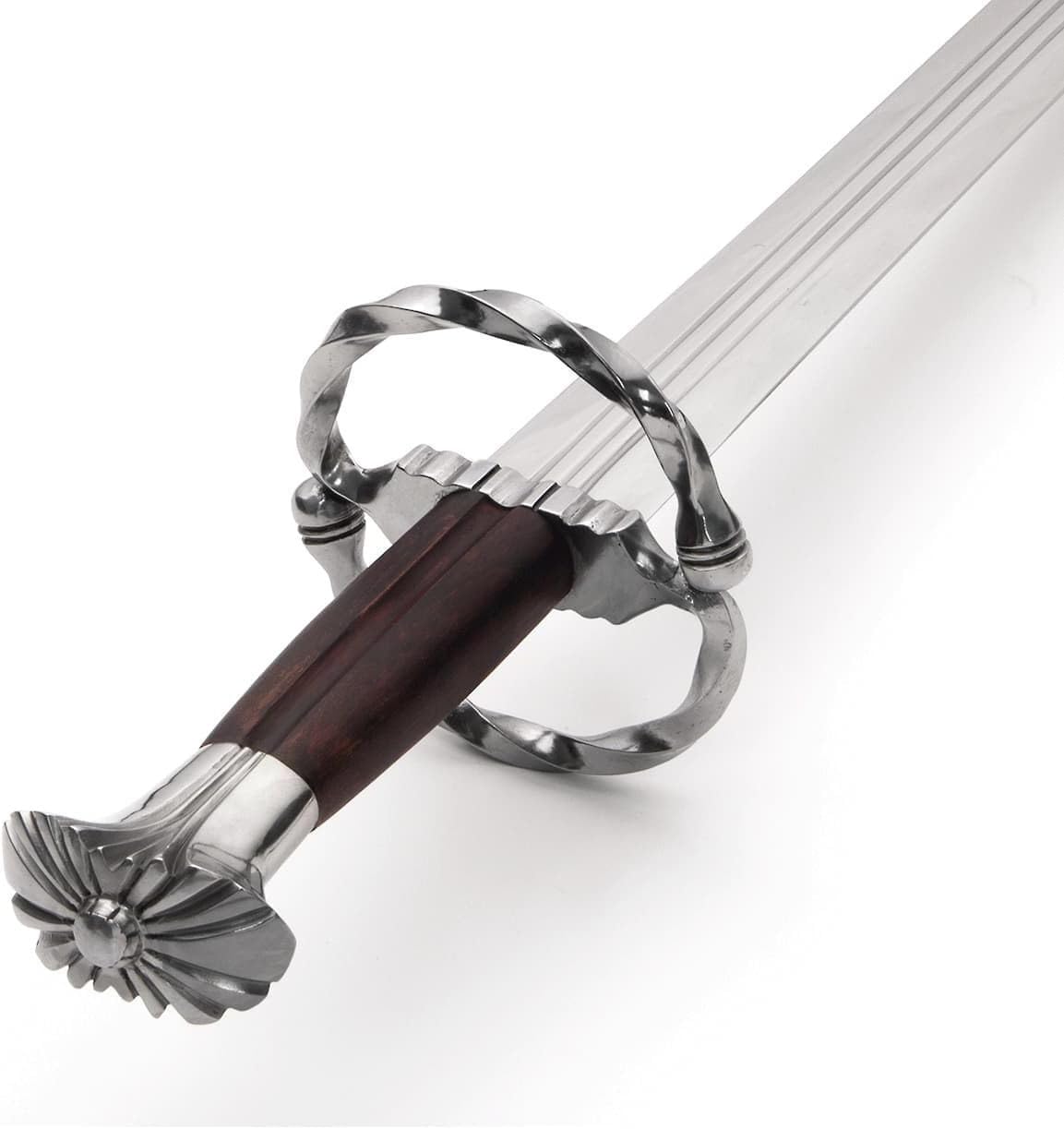 Landsknecht Katzbalger Sword – Authentic Renaissance Replica with 1075 High Carbon Steel Blade, Leather Scabbard for Reenactment & Cosplay