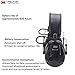Peltor MT16H210F-479-SV Tactical Sport Headset Black 1/Case