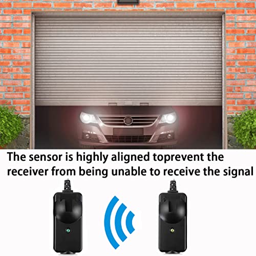Jacose Universal 41A5034 G801Cb-P Safety Sensor Kit For Liftmaster, Chamberlain, Sears Craftsman Garage Door Openers Parts Replacement(1997-Current) 2 Pack #TOP2