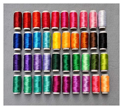 40pcs / 8g / PCS Fil à Broder de Soie Multicolore à Coudre de la Broderie de Broderie Croix Filetage de la Soie de Broderie à la Main pour la Main Fils a Broder