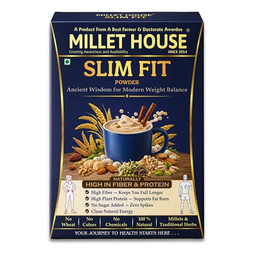 Image of Natural Weight Management Powder 1KG | Slim & Strength Millet Drink Mix for Metabolism & Energy | Sugar-Free | Pack of 1