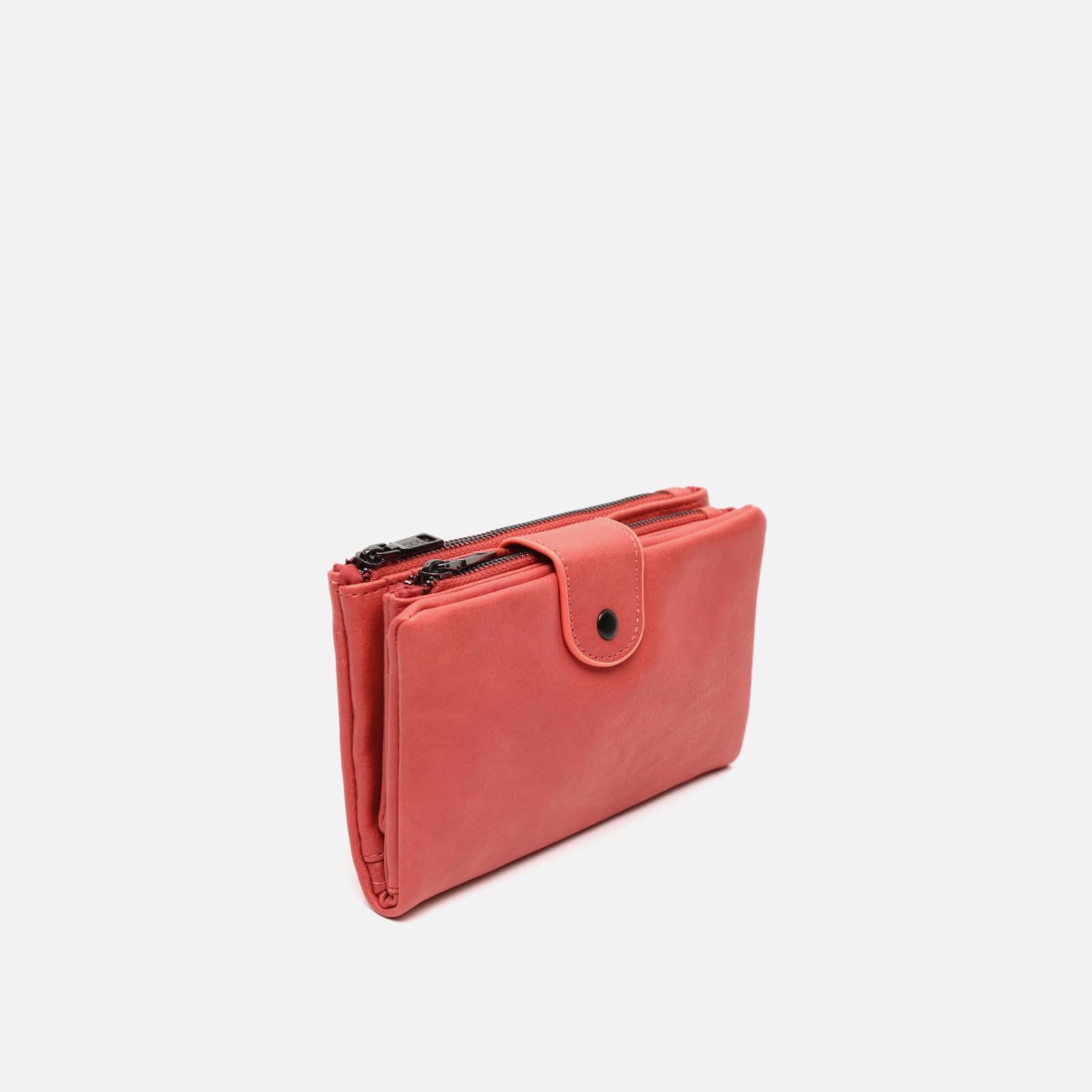 MISAKO Fulvia Monedero Grande Mujer - Fulvia Coral 11x3x19cm