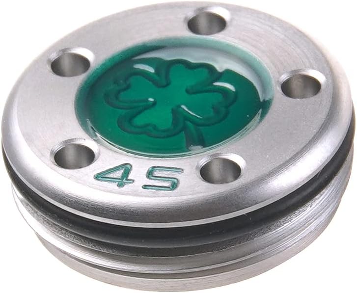 GOOACTION Golf Custom Putter Weights Green Four-Leaf Lucky Clover Pattern 2PCS 45g Compatible with Select Newport Studio Design California GoLo Futura X Series Putter Clubs