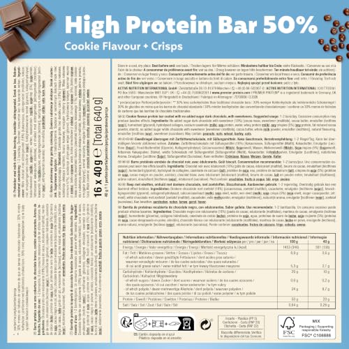 Premier Protein - High Protein Bar 50%+Crispy - Cookie - 16x40g