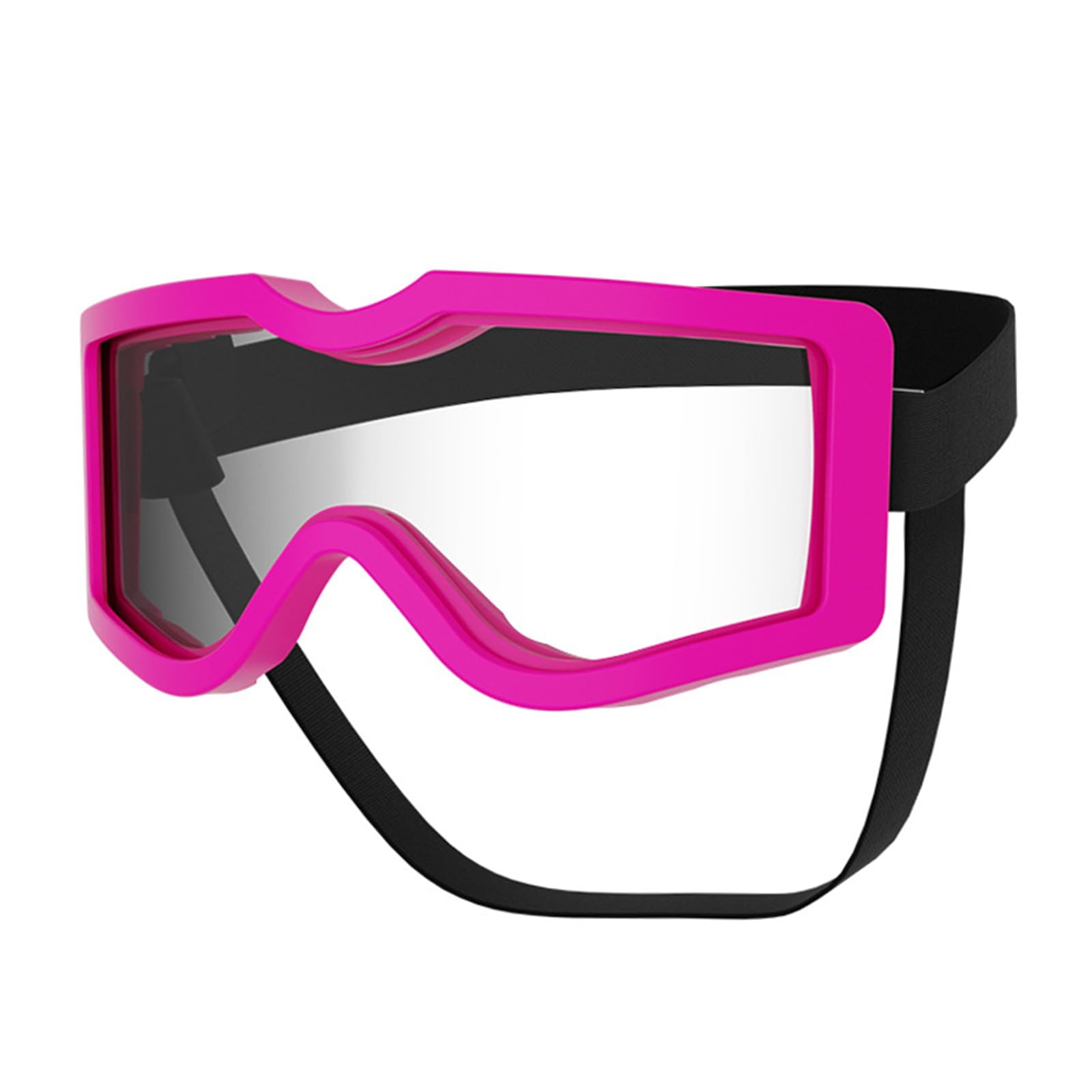 LUCKGONI Dog Goggles Scratch Resistant Sunglasses for Clear Visual Comfort Adjustable Strap Wind for Outdoor Activity