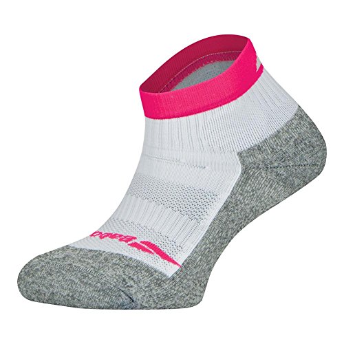 Babolat Women`s Pro 360 Tennis Socks (4.5/7 Wht/Fandango Pk)