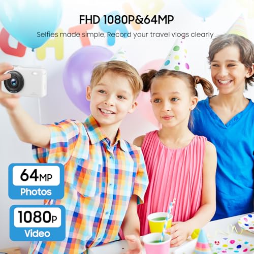 64MP Dual Lens Autofocus Point and Shoot Digital Camera - image 6