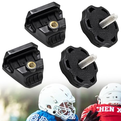 2 Pcs Football Helmet Thumb Screws, Football Visor Clips Compatible for Most Football Helmet Visor Quick Connect Clips for Football, Football Visors, Football Helmets