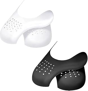 Goldedge Sneaker Crease Protectors (2 Pairs) - Durable, Breathable Anti-Crease Shoe Shields, Unisex Fit for Casual & Athletic Footwear, Keeps Shoes Looking New Longer