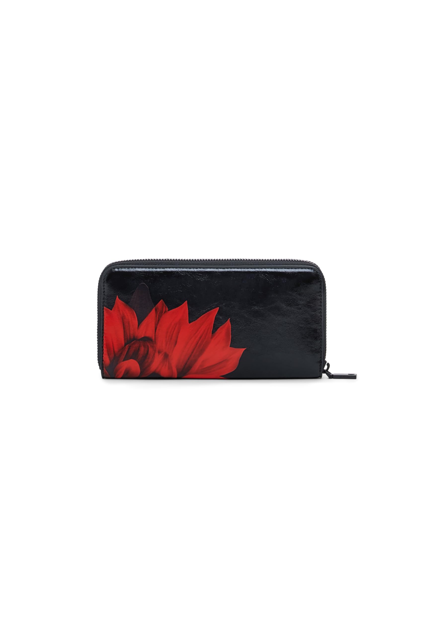 Desigual Mone_FLOWERINA, Bi-Fold Wallet Women's, 0, Kolor: czarny, 0