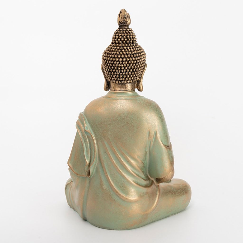 Posąg Buddy do wnętrz Biuro Domowe Budda Dekoracja Przedpokój Salon Wejście Studium Zen Rzemiosło z żywicy Rzemiosło Buddy Medytująca Statua Buddy Figurka Rzeźba