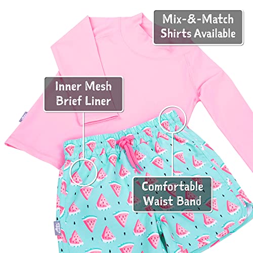 Image of JAN & JUL UV Swim Shorts and Long Sleeve UV Shirt for Toddlers