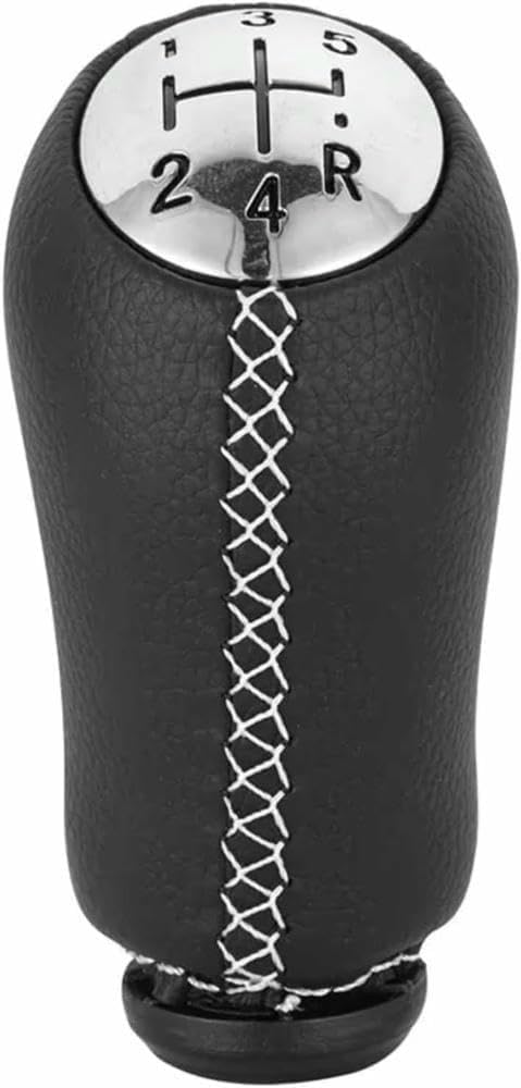 GZNBB Car Manual Gear Shift Knob Boot Cover Gaiter Lever Shifter Handle Stick, for Clio III 2005-2009