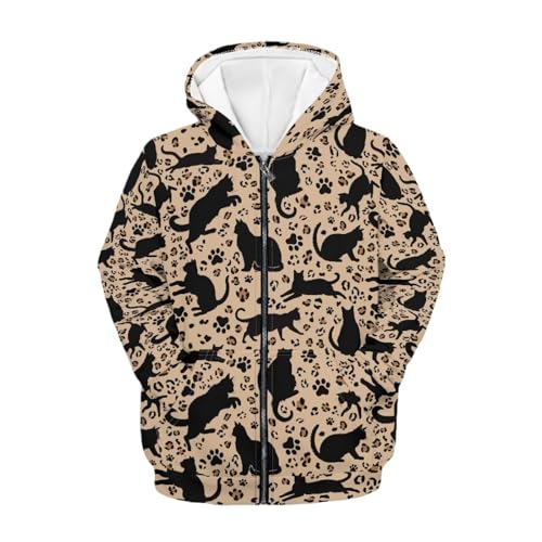 Sweat à capuche zippé filles avec poches pour ne plus avoir froid