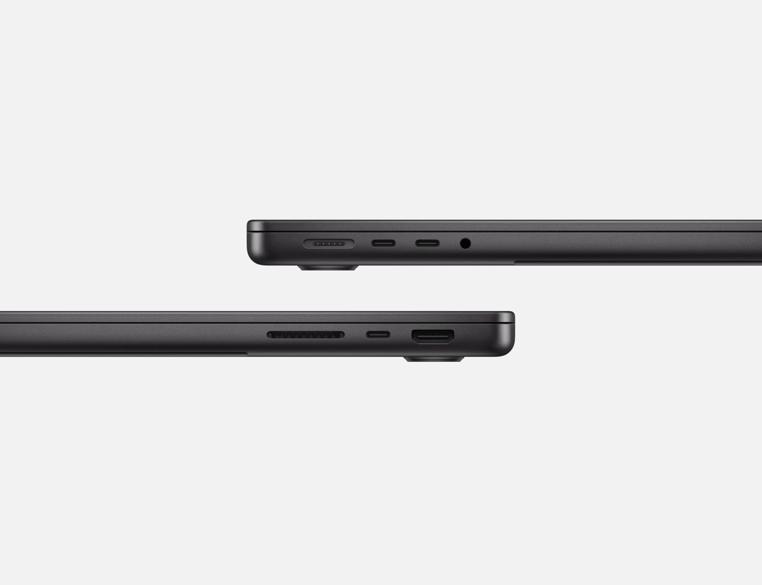 Apple MacBook Pro 16 pouces M4 Pro 14CPU 20GPU 24GB RAM 512GB SSD AZERTY Noir Sidéral Reconditionné