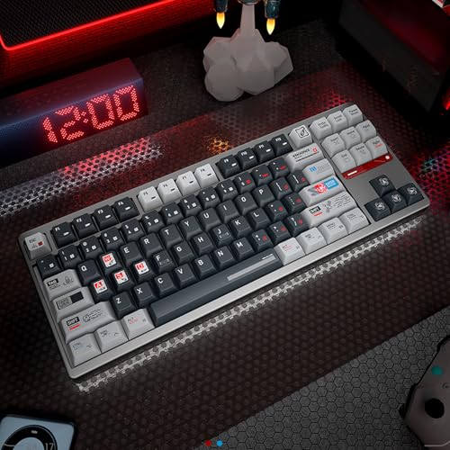 183 Tastenkappen mit Mond-Programm-Thema, hohe Kompatibilität und fünf Seiten, wärmesublimiert, für mechanische Tastaturen – Bild 4