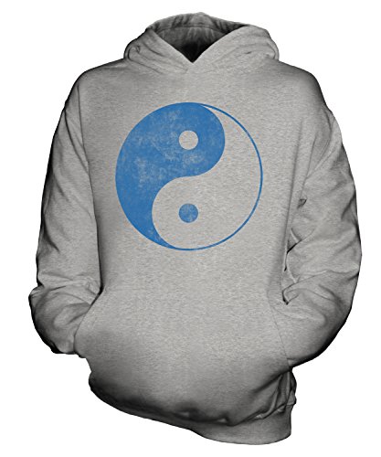Sweat-shirt à capuche enfant Yin Yang idéal pour l'école et les loisirs