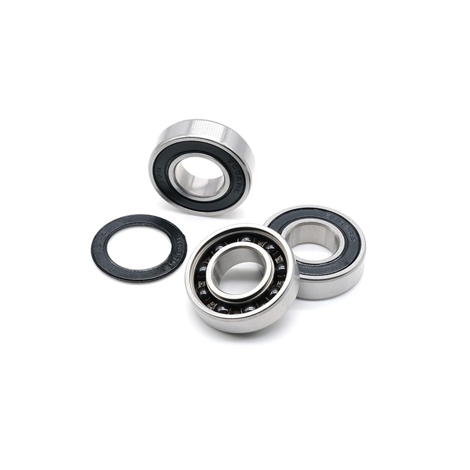 Bearings, 1Pc 6002-2RS CB Hybrid Ceramic Si3N4 Ball 15x32x9mm Deep Groove Bearing 6002RS for Bicycle Parts