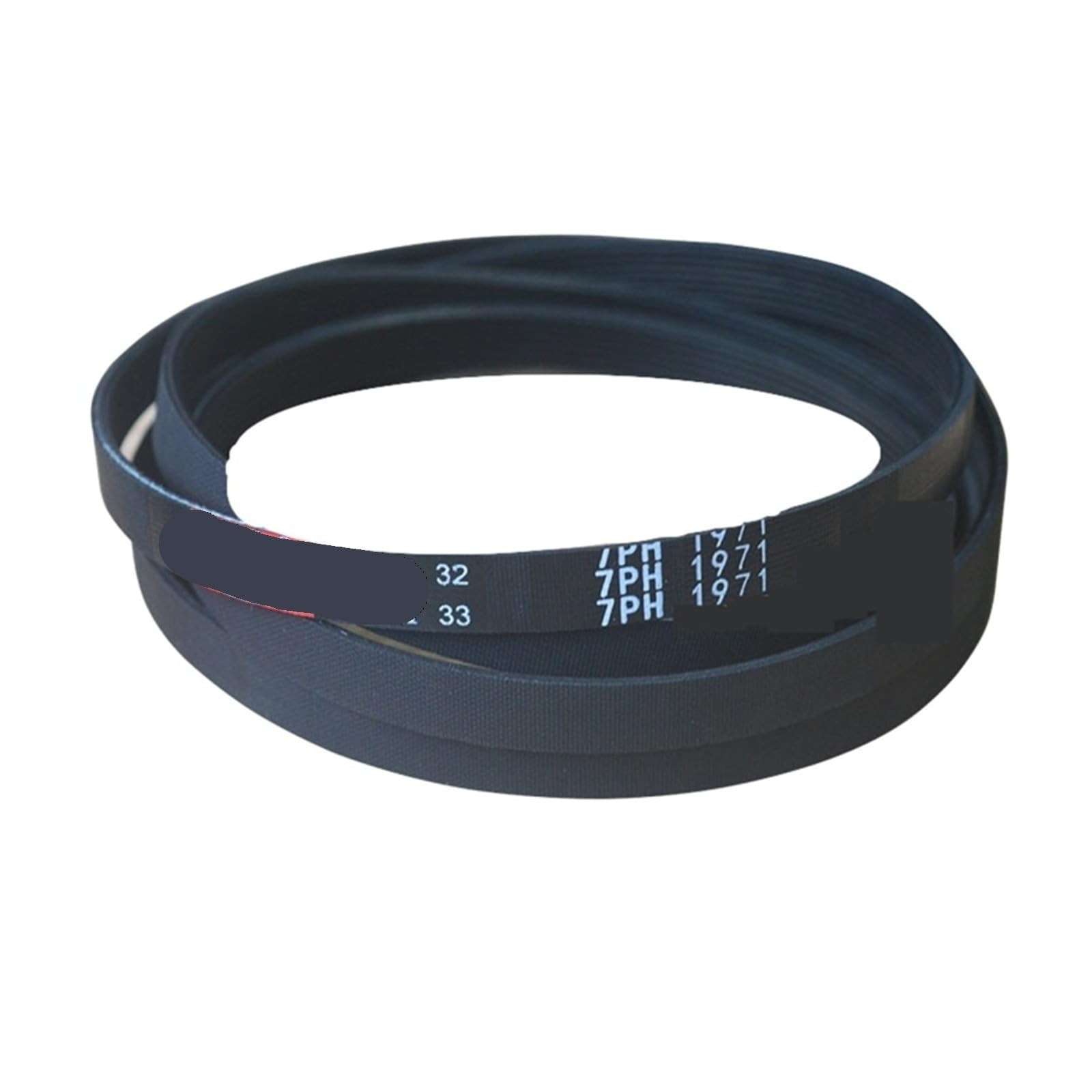 Hizon One Color Rubber Washing Machine Transmission Belt Portable Dryer Drum Belt Part Numbers 7Ph1971 Durable Dryer Belt