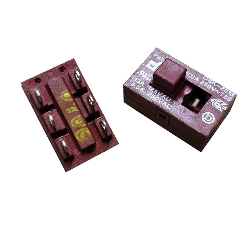 5PC CSK-2213 トグルスイッチ 6ピン 2スピード ヘアドライヤースライド電源スイッチ 6.5A250V T85 13A1