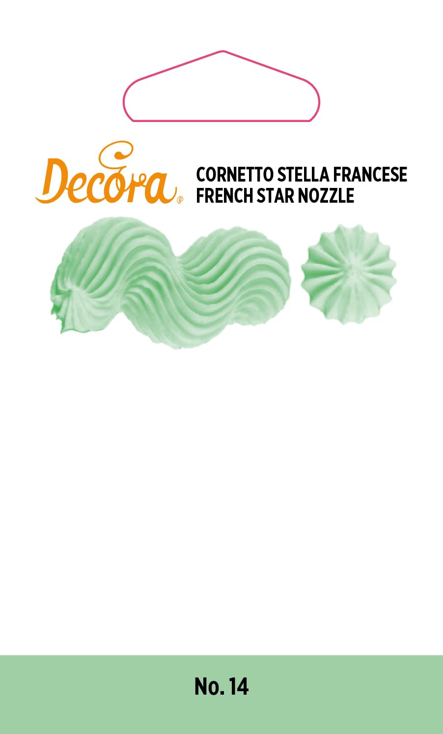 Decora 0263541 Douille Blister S/F14, INOX, Argent