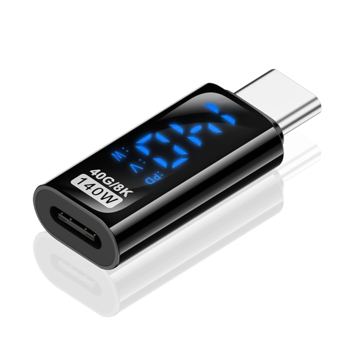 WISTAR PD 140W Type C to Type C Adapter Digital Display OTG 40Gbps High Speed Transfer 8k@60Hz Screen Transmit Charging USB C Converter (B0D97ZHWDQ) Amazon Price History, Amazon Price Tracker