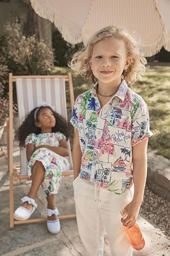 Image of Gymboree,Matching Family Short Sleeve Button Up Shirt