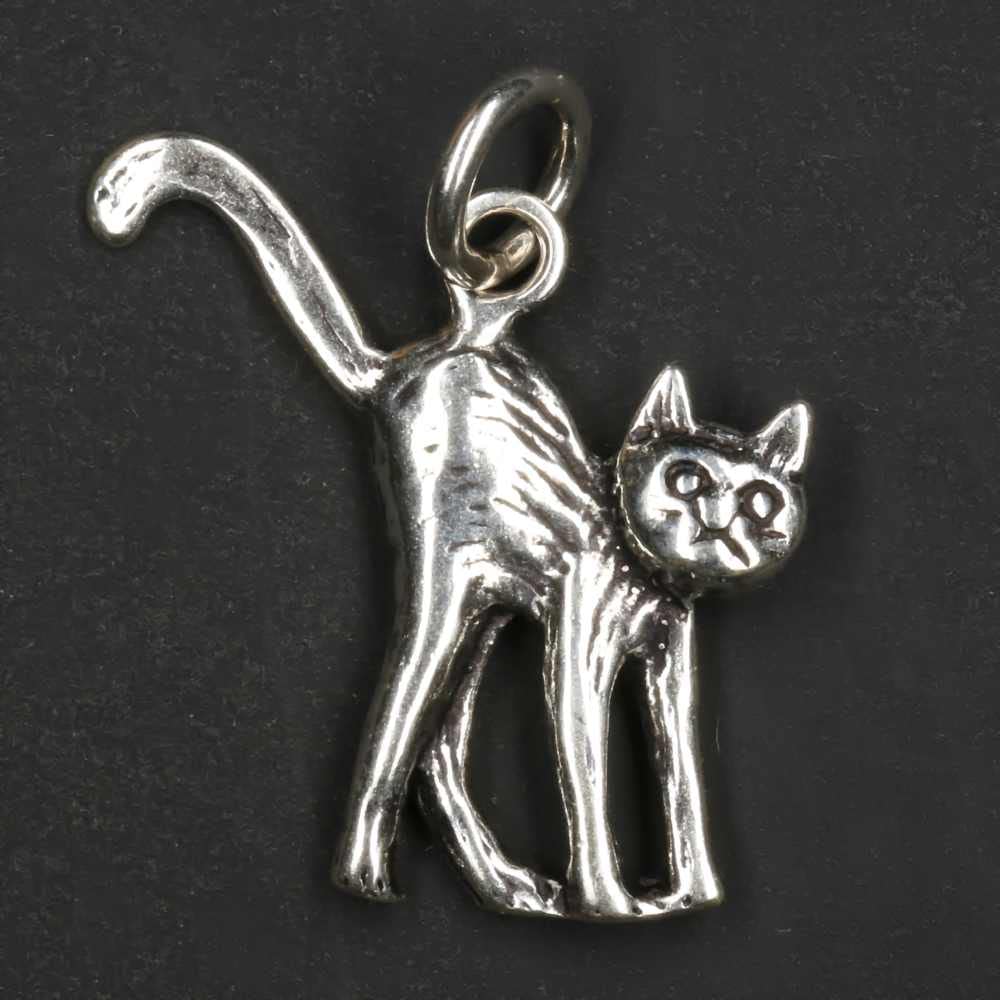 Schmuckanhänger Katze Silberanhänger 925 Sterling Silber Kinder Frauen