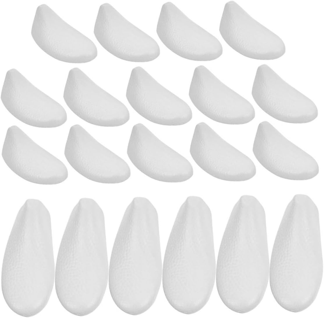 10pairs Disposable Foam Shoe Shape Inserts for Men and Women Lightweight and Comfortable Shoe Accessories for Home Care Support