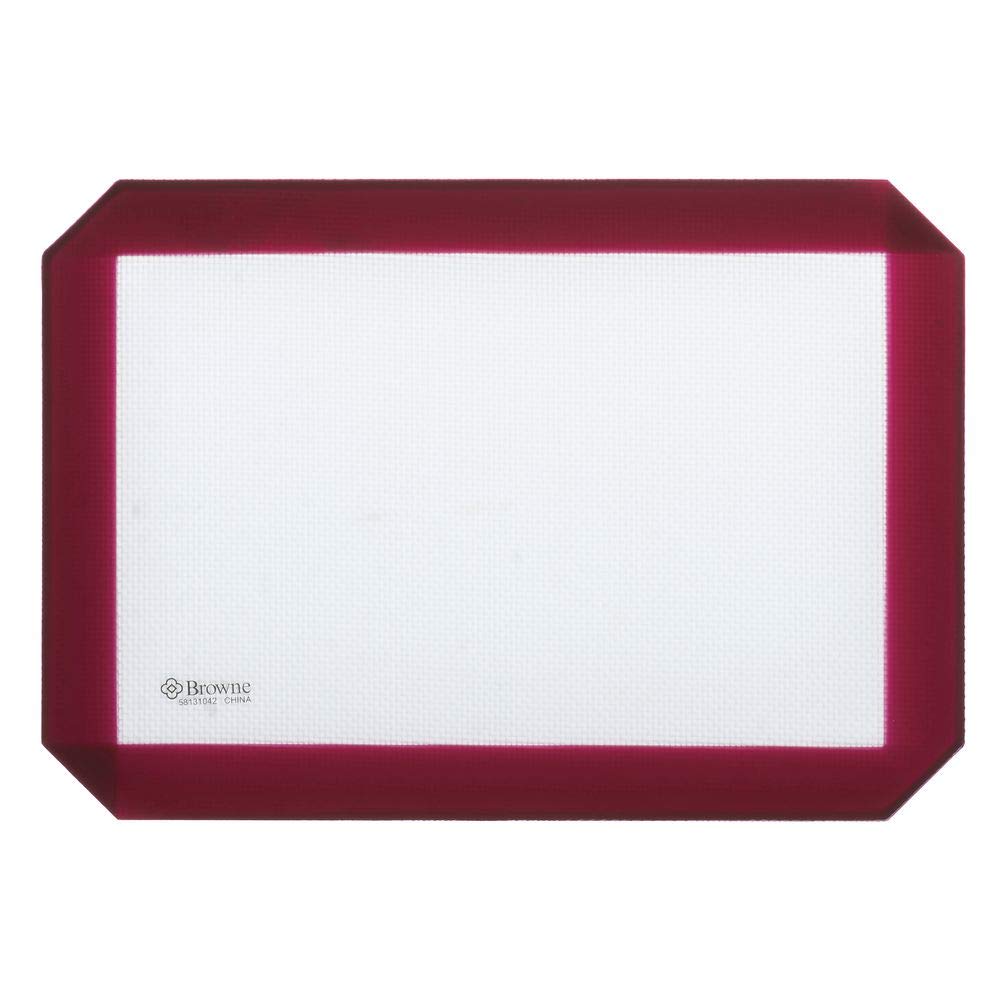 Browne Silicone Baking Mat - Quarter Size by Browne Foodservice – Small, Silicone, Model 58131042
