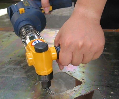 Gowe Electric sheet cutter, hand held protable Copper and aluminum plate,Plastics, fiberboard Stainless steel Ordinary metal sheet cutter,tool