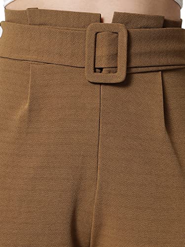 Image of KOTTY Women's High Rise Viscose Rayon Relaxed Fit Korean Trousers