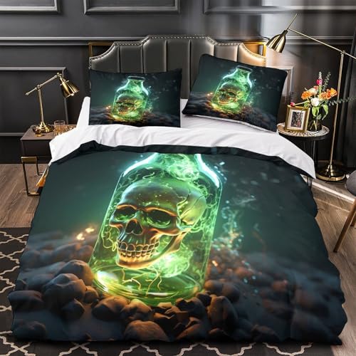 Parure de lit fermeture éclair ultra douce avec housse de couette microfibre king