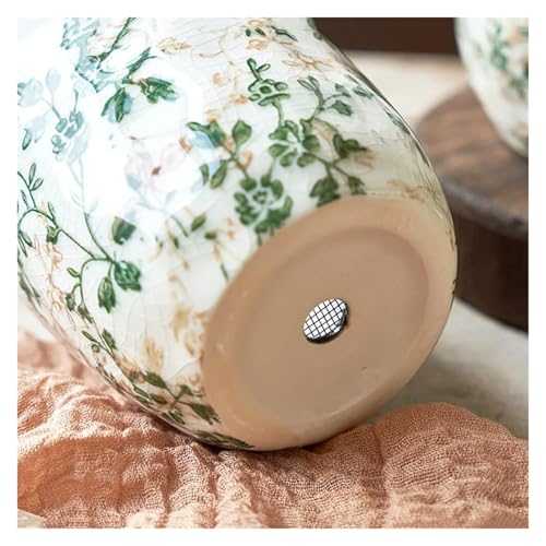 Pots de fleurs en céramique pour succulentes, solution drainage et décoration verte - 8