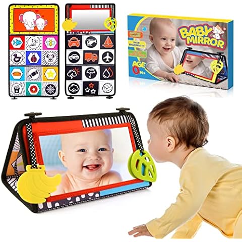 groboma Juguetes Bebes 0-12 Meses, Espejo Bebe Juguetes Montessori Bebe Cover