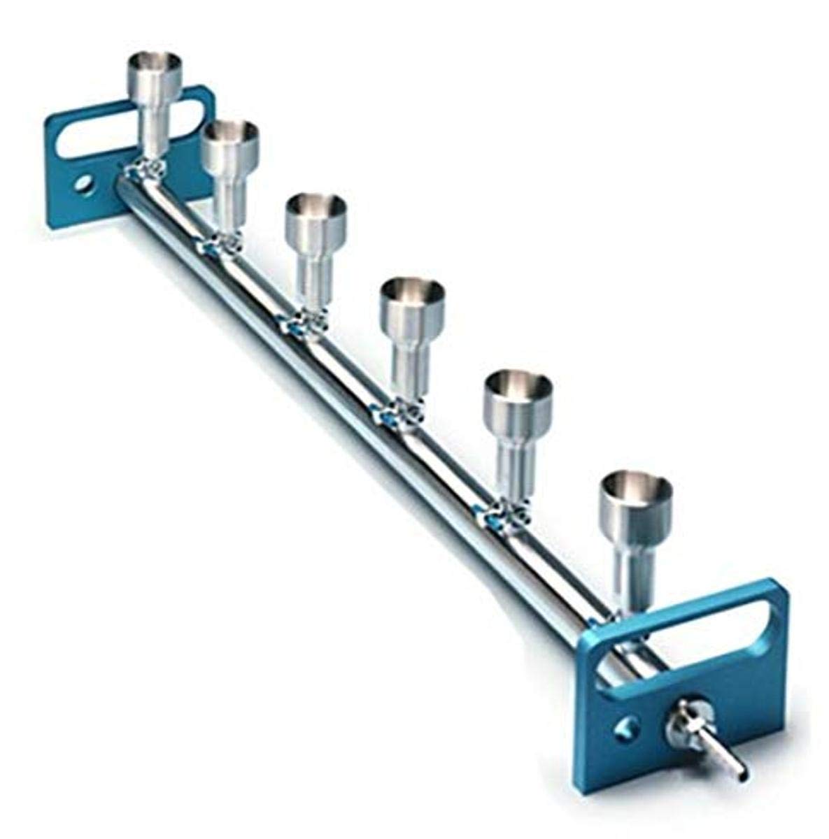 EMD Millipore XX2504700 Stainless Steel 6 Place Manifold for Hydrosol Filter Holder, 47 mm Diameter