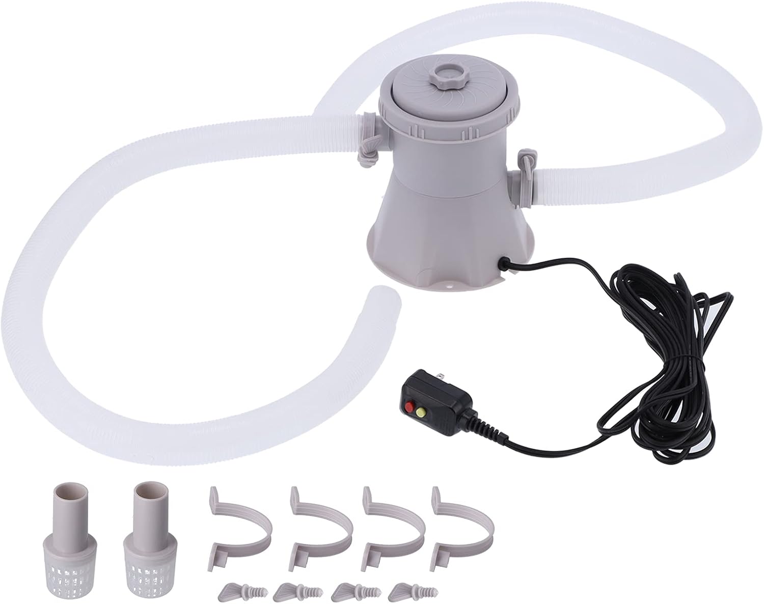 YWBL-WH Bomba de filtro transparente, Bomba de filtro Filtro transparente Cartucho de bomba de filtro de piscina Bomba de filtro de piscina sobre el