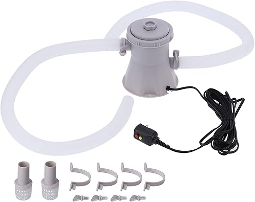 YWBL-WH Bomba de filtro transparente, Bomba de filtro Filtro transparente Cartucho de bomba de filtro de piscina Bomba de filtro de piscina sobre el