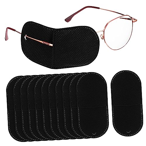 WATIIFUFU 12個 男の子用メガネパッチ 追加 サングラス 眼鏡 子供メガネパッチ インスタント display present 片眼帯メガネ 子供の眼帯 眼下パッチバルク 小児眼帯 不織布