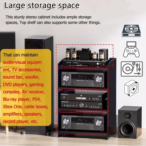 Support stéréo modulable pour résoudre le manque de place et la surchauffe des amplificateurs