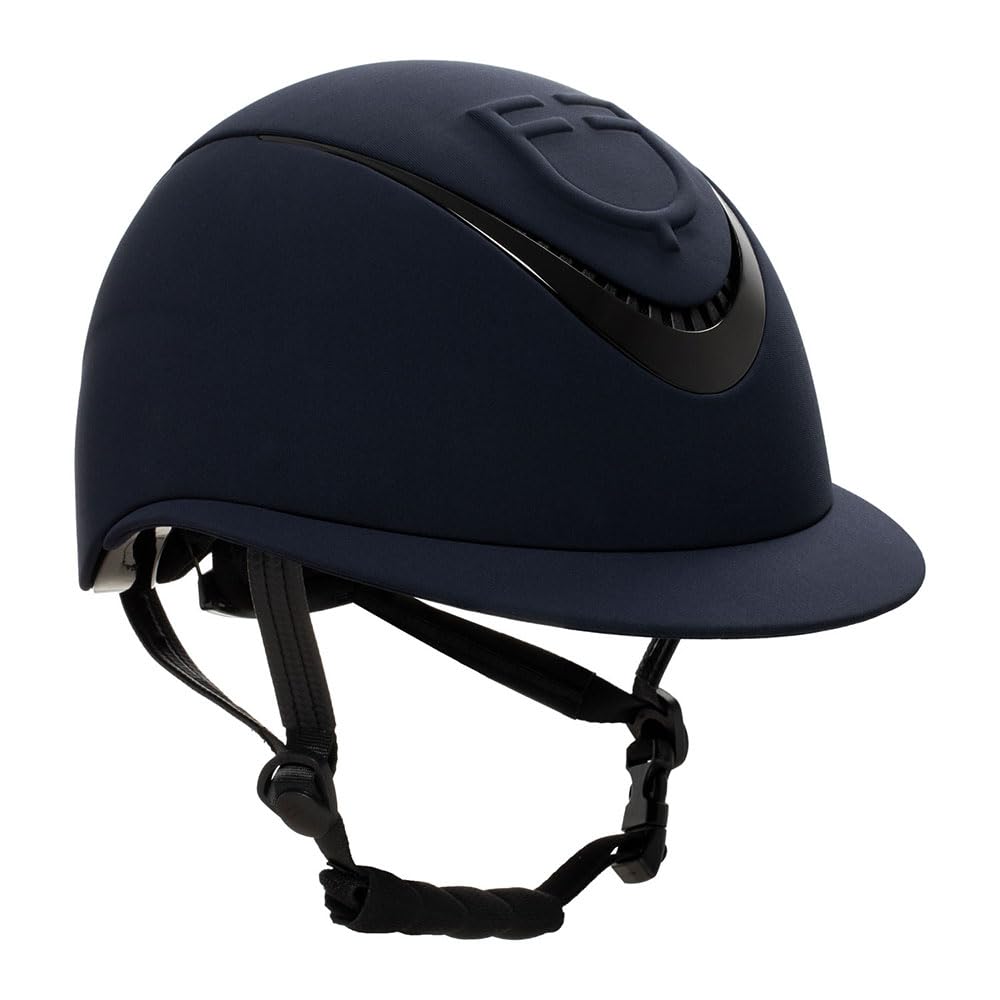 Cap donna con visiera larga e logo embossed NAVY