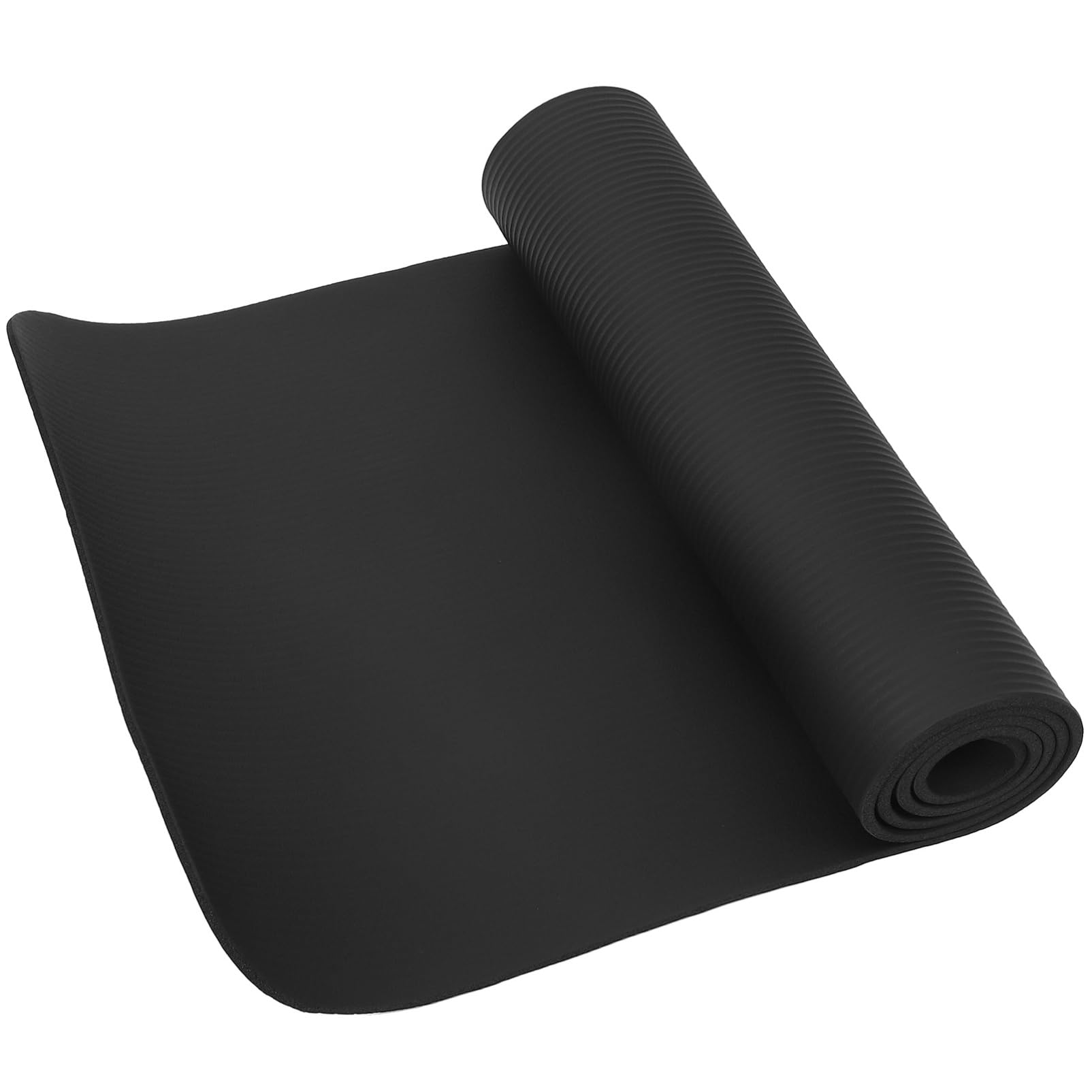 Happyyami Tappeto per Tapis in Nbr Nero, Antiscivolo per Palestra