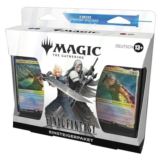 Magic: The Gathering – FINAL Fantasy Einsteigerpaket – Lerne Magic mit 2 spielfertigen Decks (Deutsche Version)