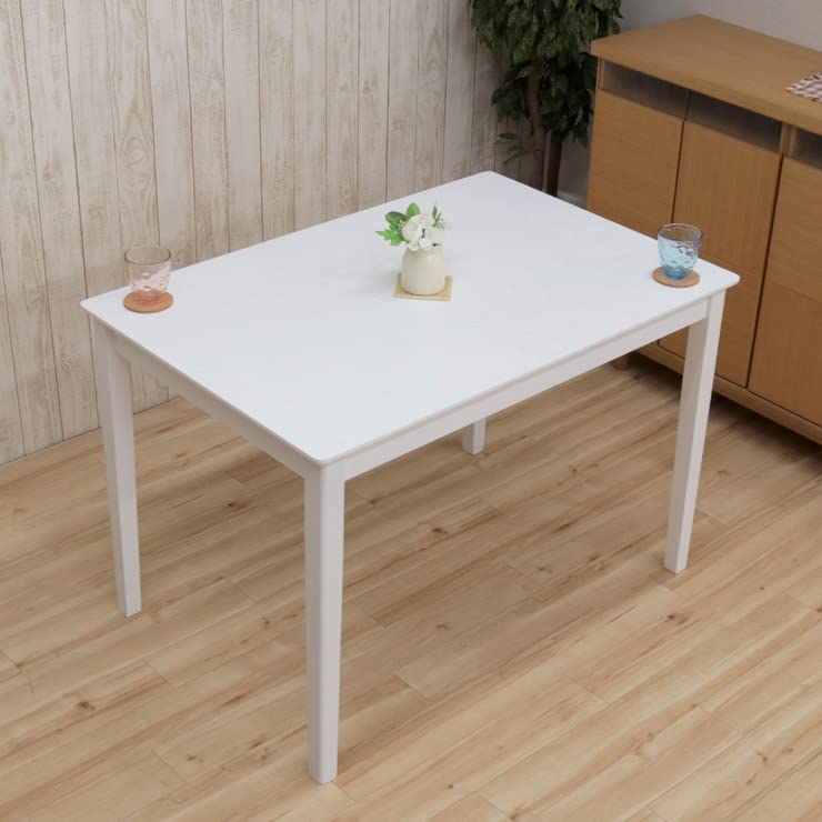 Amazon｜ダイニングテーブル 3点セット pt105-3-prwh351wh 幅105cm 