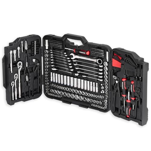 Image of STARWORK TRUE MECHANIC 312-Piece Mechanics Tool Set and Socket Set, Professional, SAE /Metric, Mirror-Finish Sockets & Ratchet Wrenches