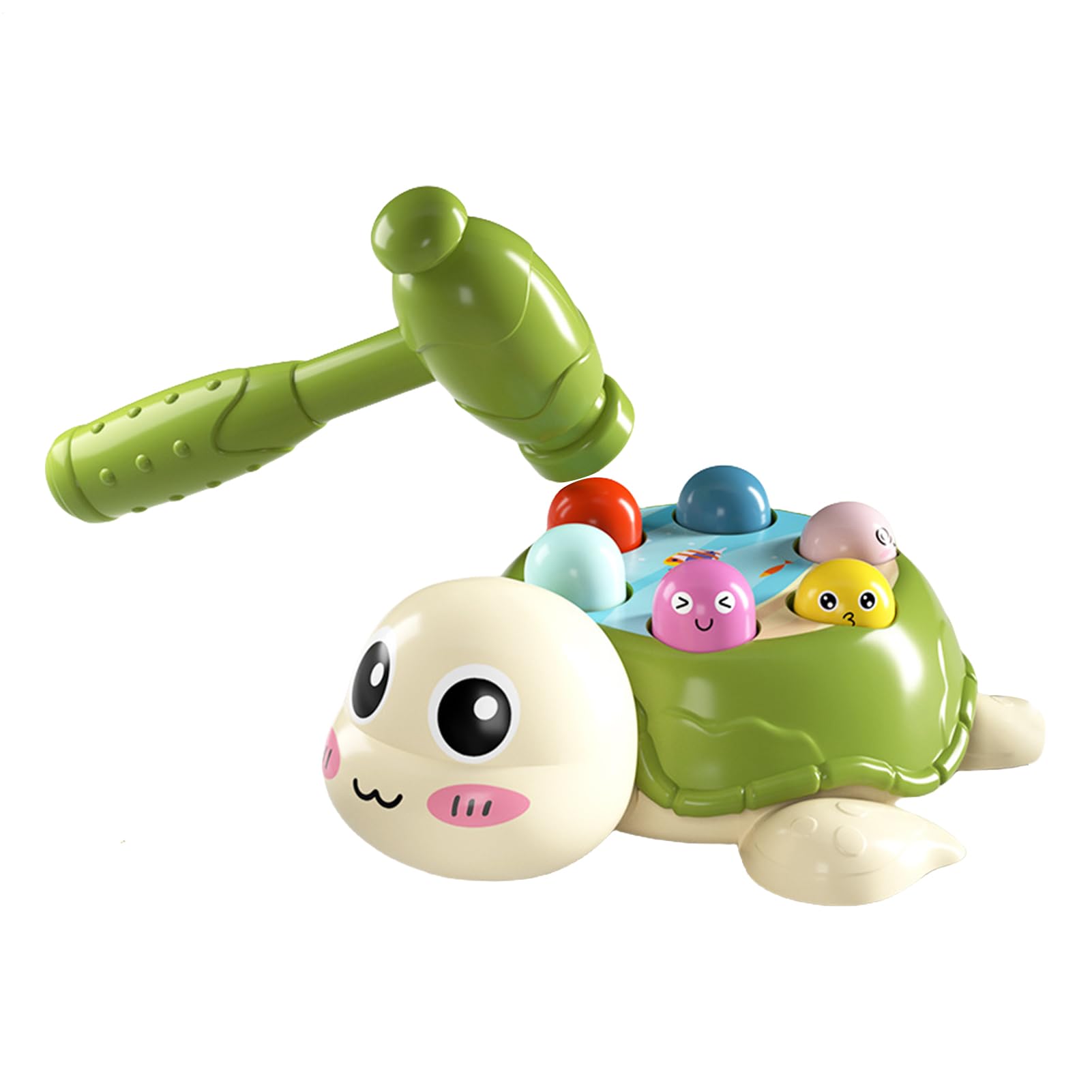 – Mole Game - Turtle Early Learning Pounding Toys,Educational Interactive Fun Whack Mole Game for Baby Girl Playtime Skill Development Activities